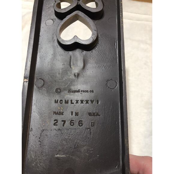 VTG Homco Burwood Sconce Set Of 2 Wall Hanging Candle Holders Heart Cutouts Nice - Picture 10 of 10